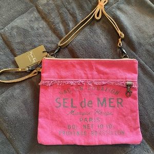 Myra Fuchsia Crossbody Bag